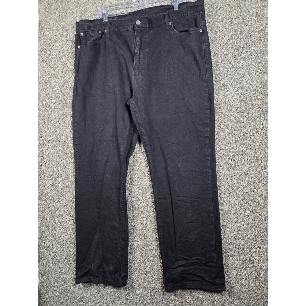 Levi's 541 Athletic Taper Jeans‎ Mens 42x30 Black Denim Western Street Workwear